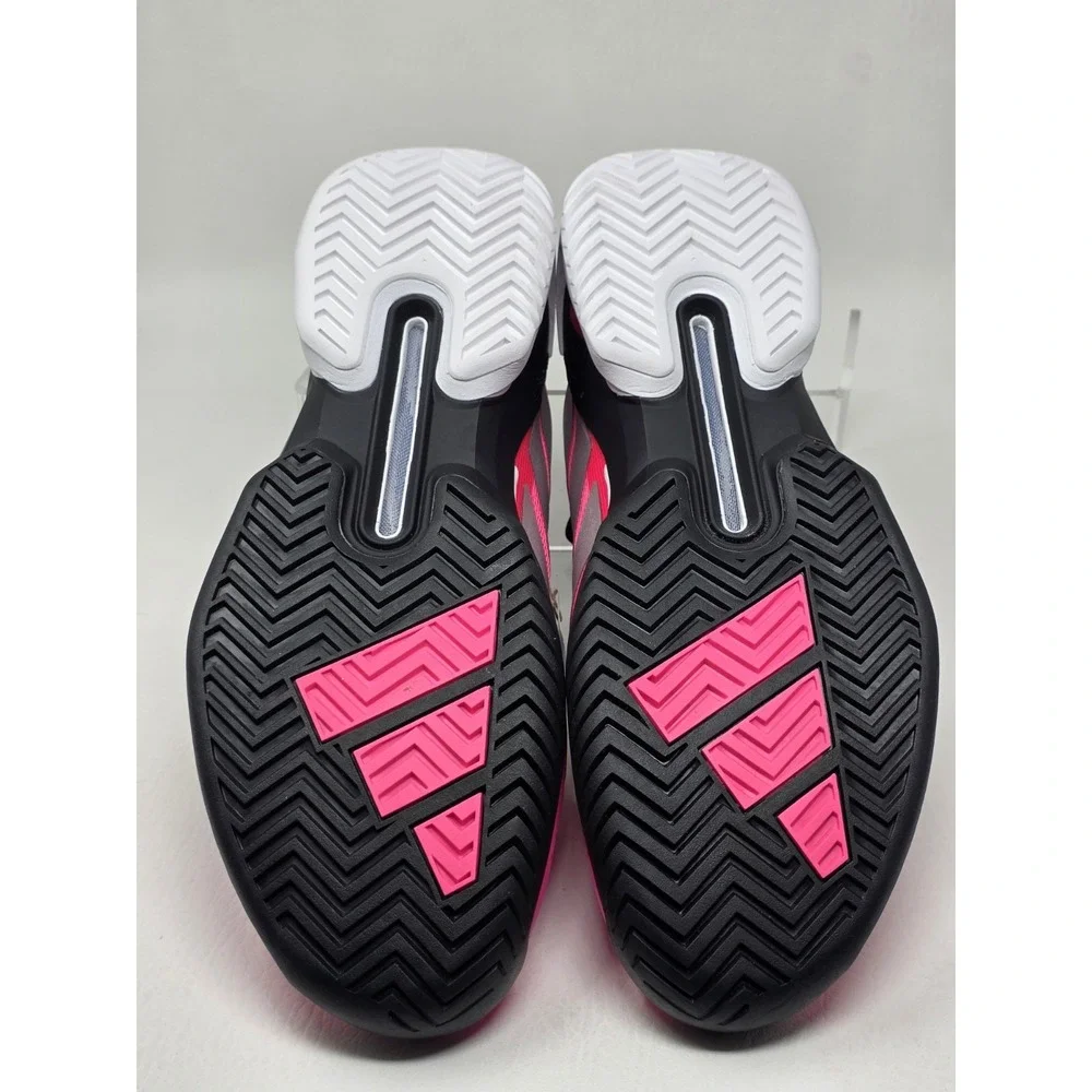 Adidas Adizero Ubersonic 5 Men's Size 13 Pink Silver Tennis Shoes JQ2901 NEW